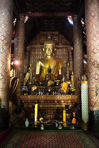 Interior de una pagoda