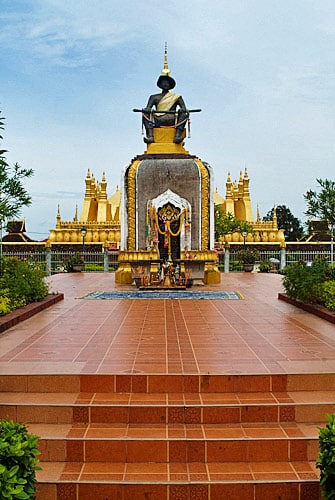Detalle de la estatua