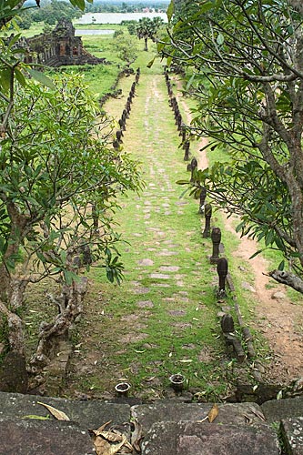 Vista del paseo desde la escalinata