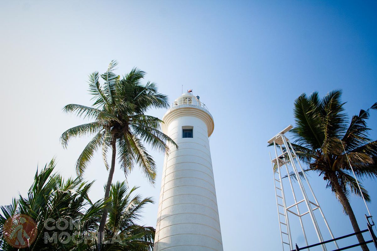 Galle, el faro sur de Sri Lanka 9 Detalle del faro