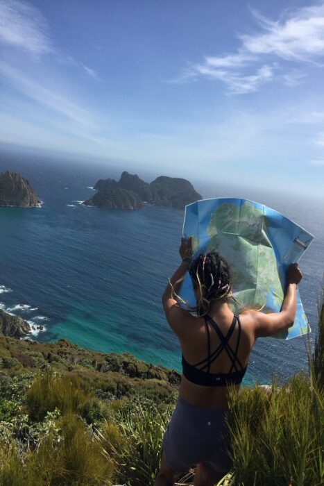 10 días realizando el North West Circuit de Stewart Island 7 orientarnos