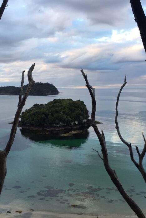 10 días realizando el North West Circuit de Stewart Island 9 Playa secreta