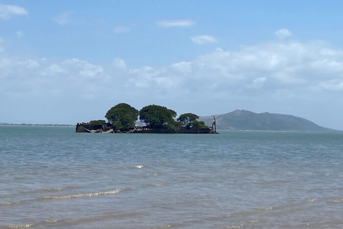 Magnetic Island, la isla tropical de Townsville 9 SS city of Adelaide durante la marea alta