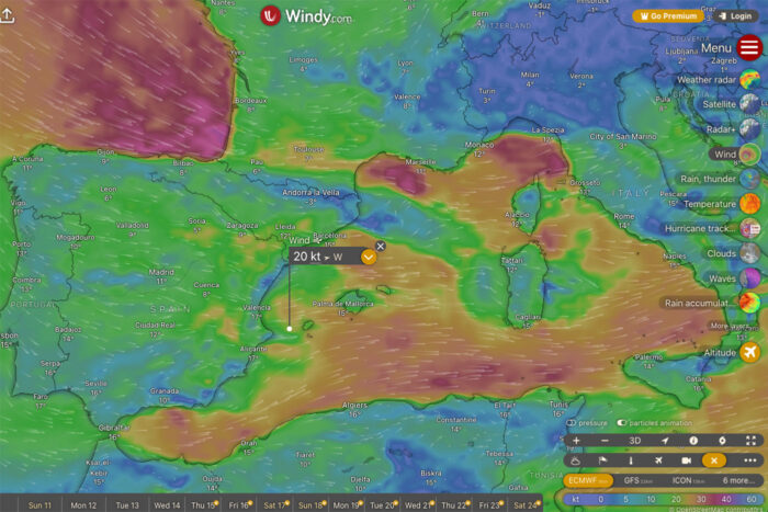 Cómo orientarte en la Transpirenaica: apps y consejos para la GR11 6 Aplicación para conocer el estado del tiempo