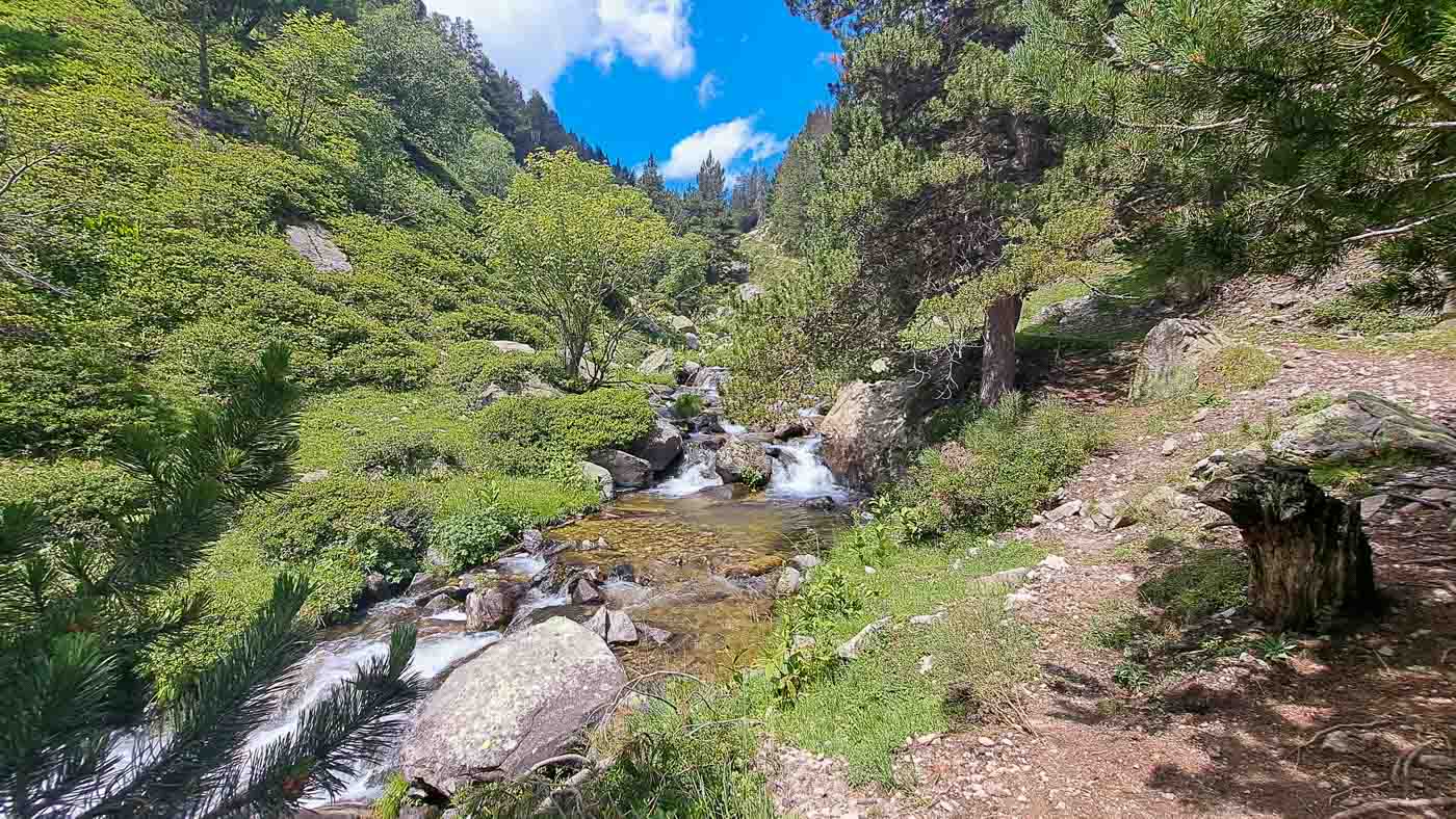 Etapa 14: Refugio de Engorgs - Refugio de Fontverd. Transpirenaica GR11. 3 Rio y bosques