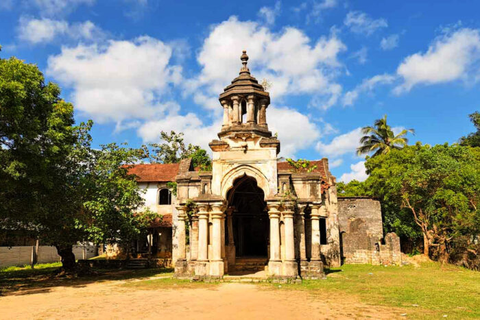 Jaffna, la antigua capital cultural tamil 2 Mantri Manai, las ruinas del palacio del gobernador de Jaffna