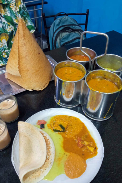 Jaffna, la antigua capital cultural tamil 20 Las dosas abundan en los menús de los restaurantes de Jaffna