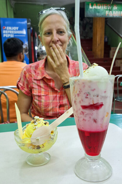 Jaffna, la antigua capital cultural tamil 22 Falooda y helado de mango, solo apto para los muy golosos