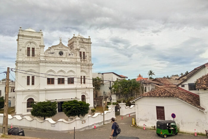 Galle, el faro sur de Sri Lanka 11 La mezquita de Meera en el fuerte de Galle