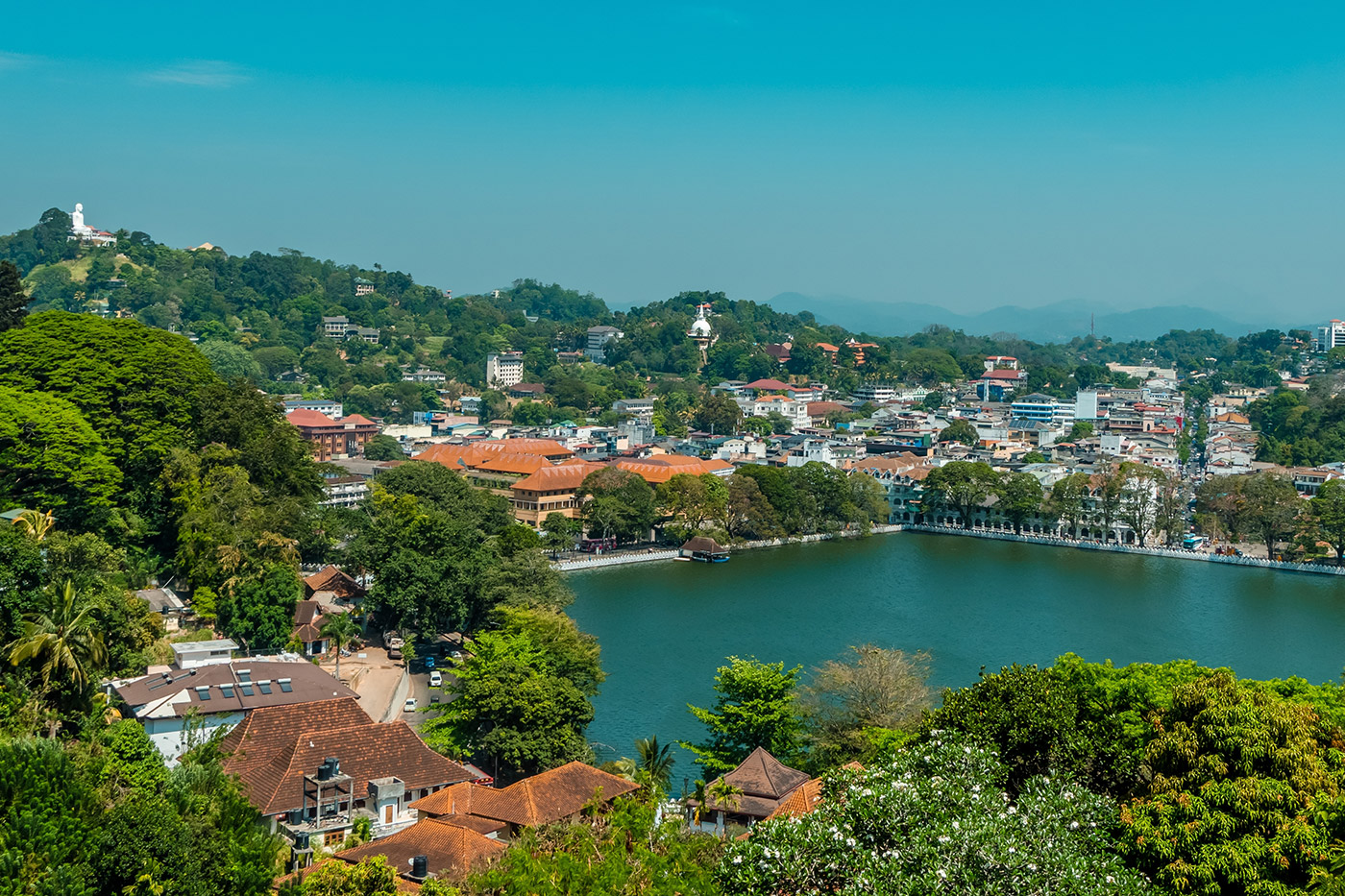 Kandy, la última soberana de las montañas 18 Vista panorámica de Kandy desde Arthur's Seat