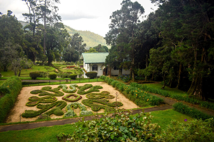 Nuwara Eliya, el invierno tropical 10 Uno de los jardines del Jardín Botánico de Nuwara Eliya