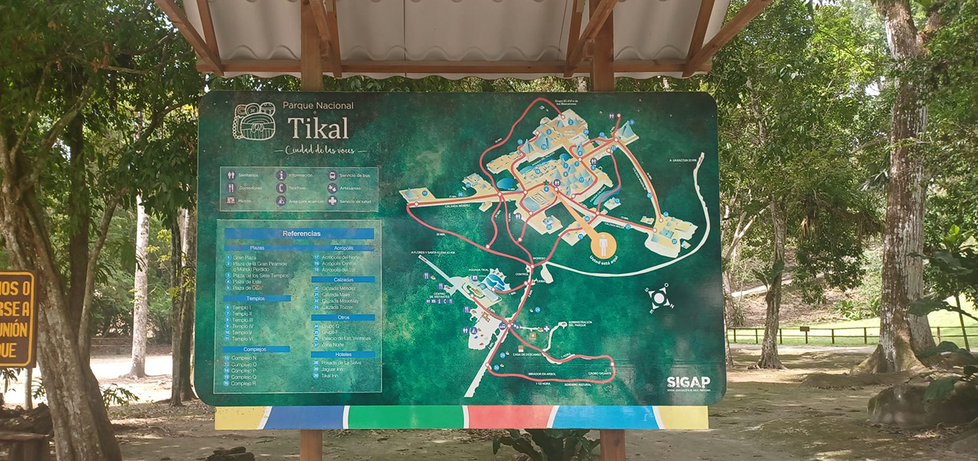 Con los hijos del maíz. En Tikal, Ciudad de Voces 4 Mapa del complejo arqueológico de Tikal