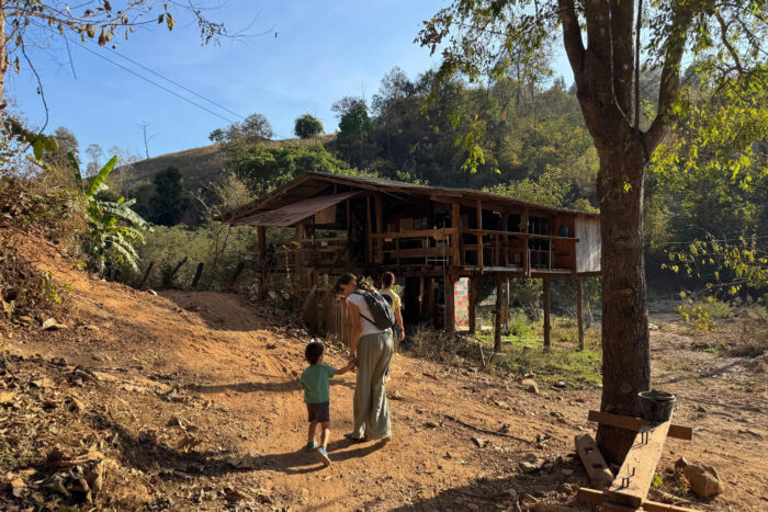 Kindred Spirit, santuario de elefantes recomendado en Chiang Mai 2 Llegando a nuestra casa, el homestay donde pasamos un par de días