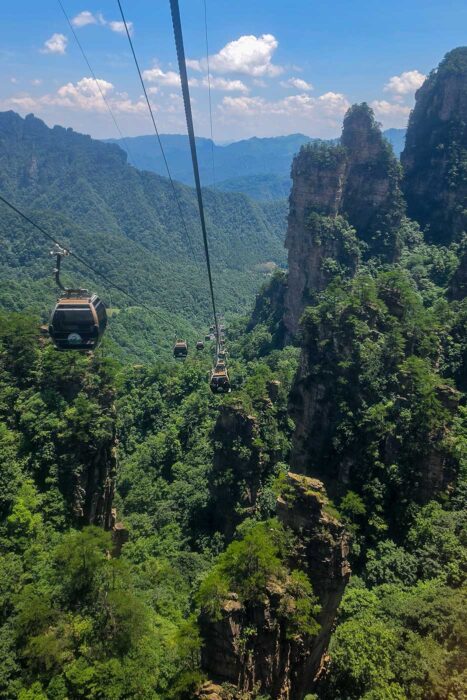 China natural: el excepcional paisaje del dragón 5 teleferico zhangjiajie