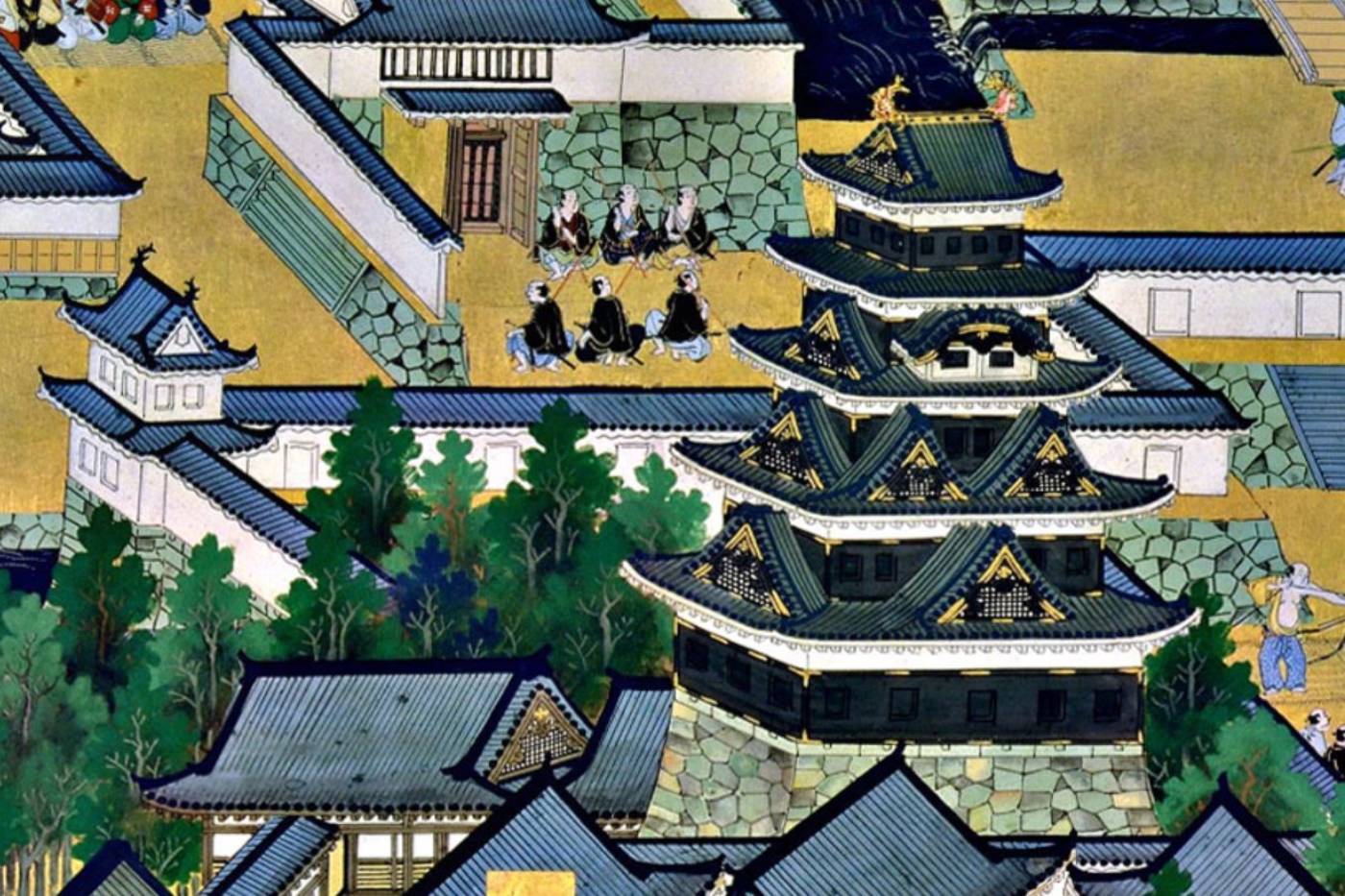 Castillo de Edo: la fortaleza samurái que perdió su torre y ganó un emperador 99 Aspecto que tuvo en su día el torreón del castillo de Edo, según un grabado de época