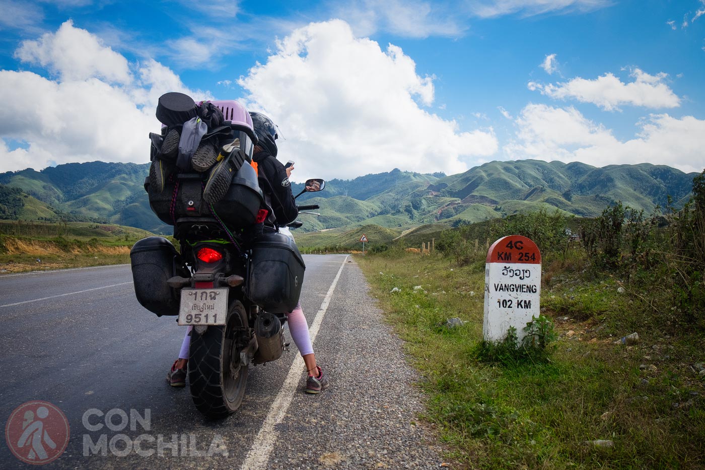 Laos by motorcycle