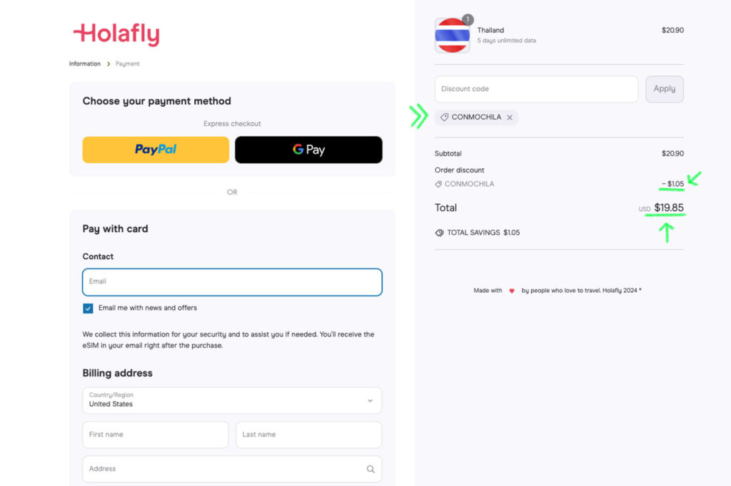 Now you can get a Holafly discount for being a conmochila reader