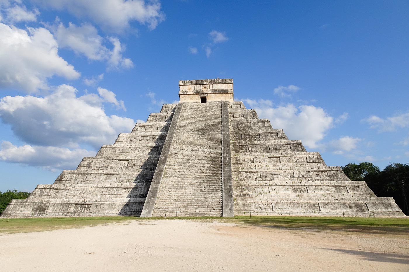 The entire Yucatan Peninsula is impressive, with its turquoise waters and Mayan sites. 