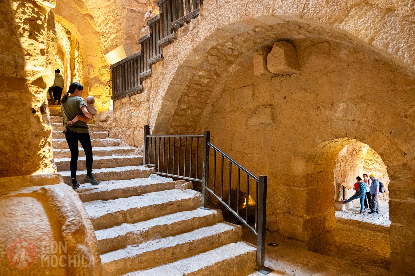 Interior del castillo de Ajlun