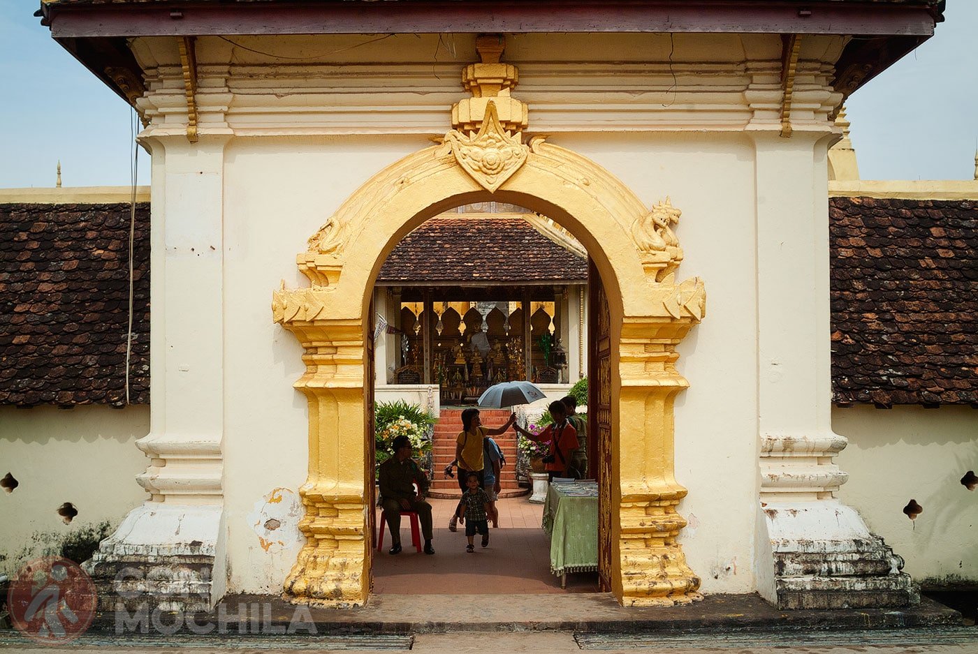 Entrance to the complex