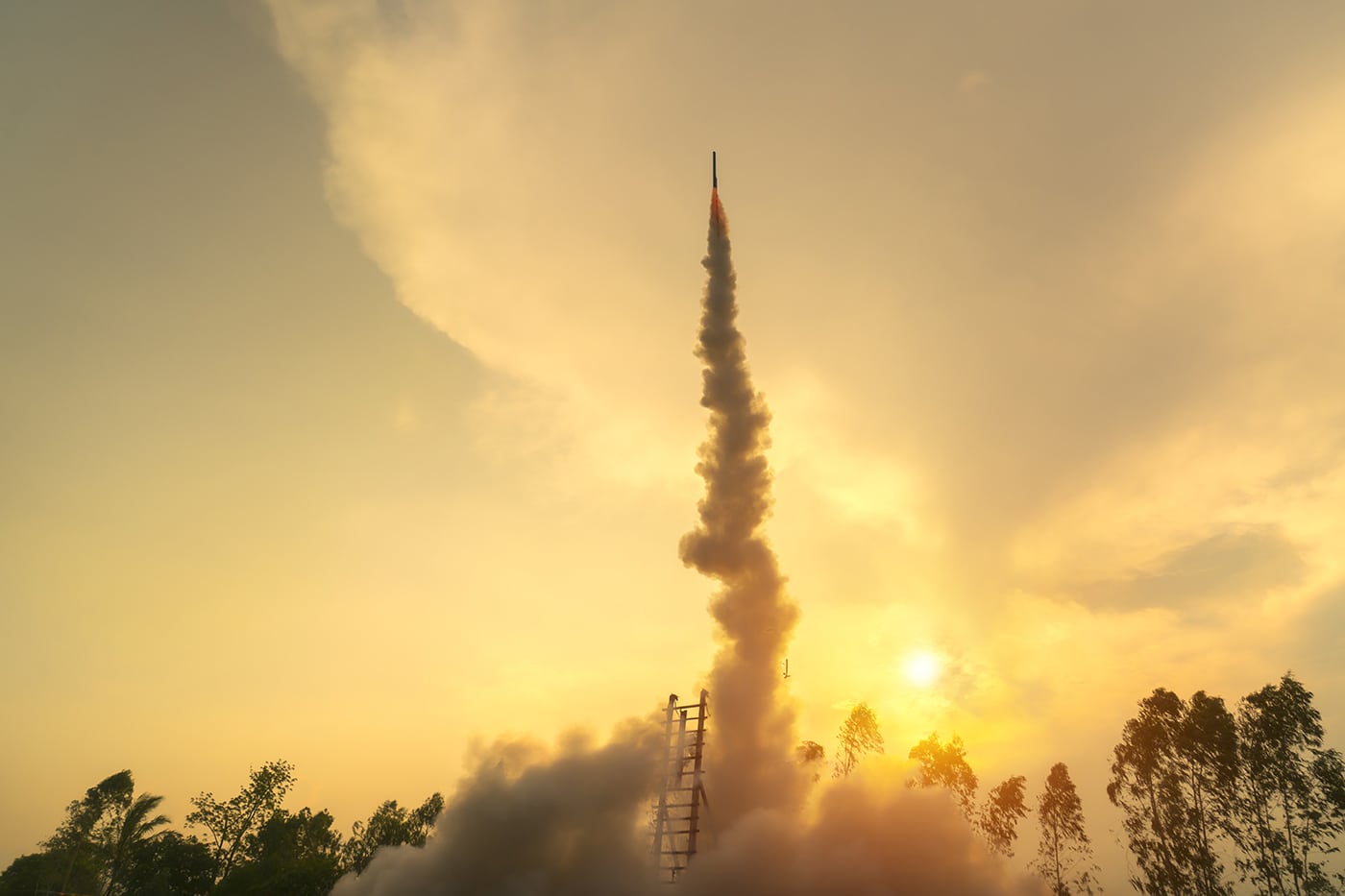 Rocket at Bung Bang Fai Festival