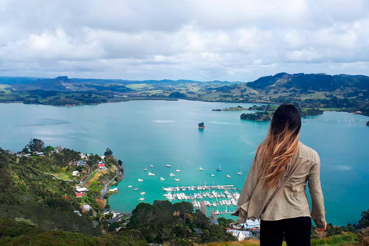 Whangaroa Town from St Paul’s Rock 