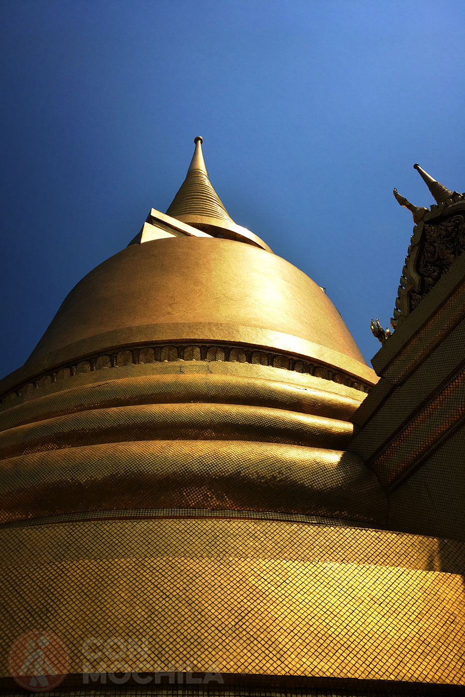 Huge golden stupa
