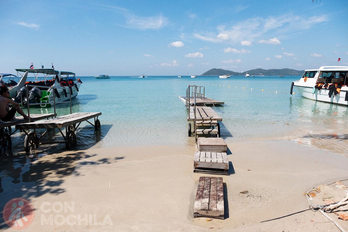 The color of the water in Koh Samet