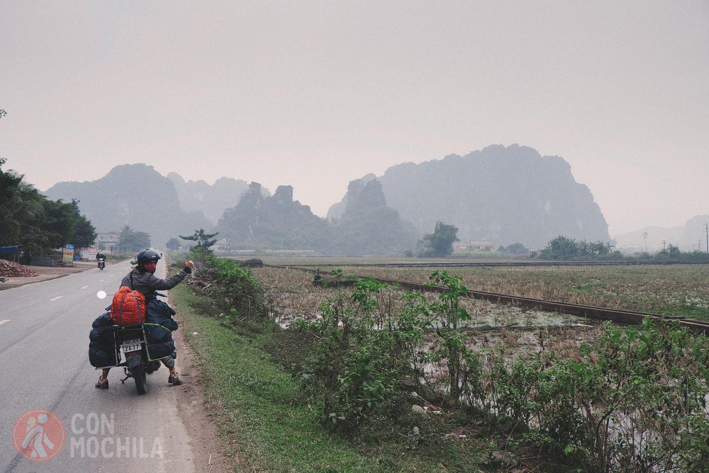 Llegando a Mai Chau