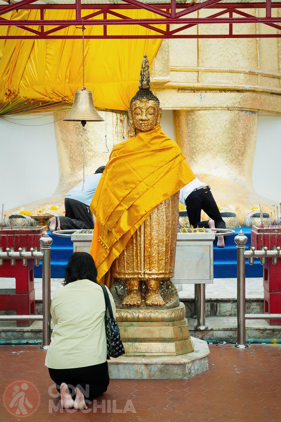 Faithful devotee praying