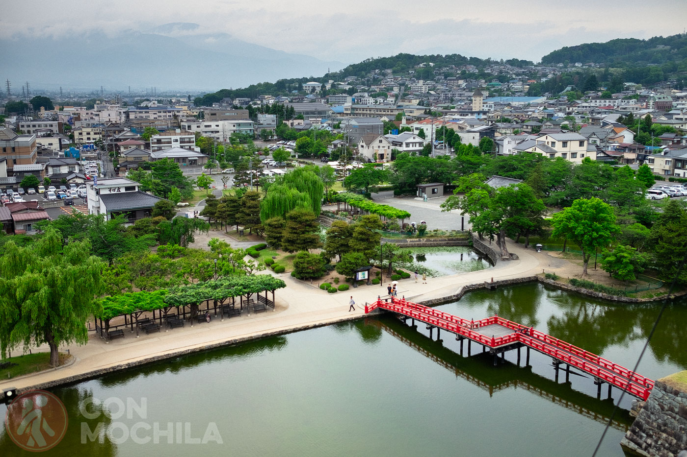Views of Matsumoto from the top of Crow Castle