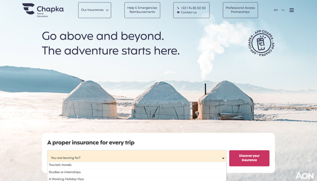 Take the discount on Chapka Insurance