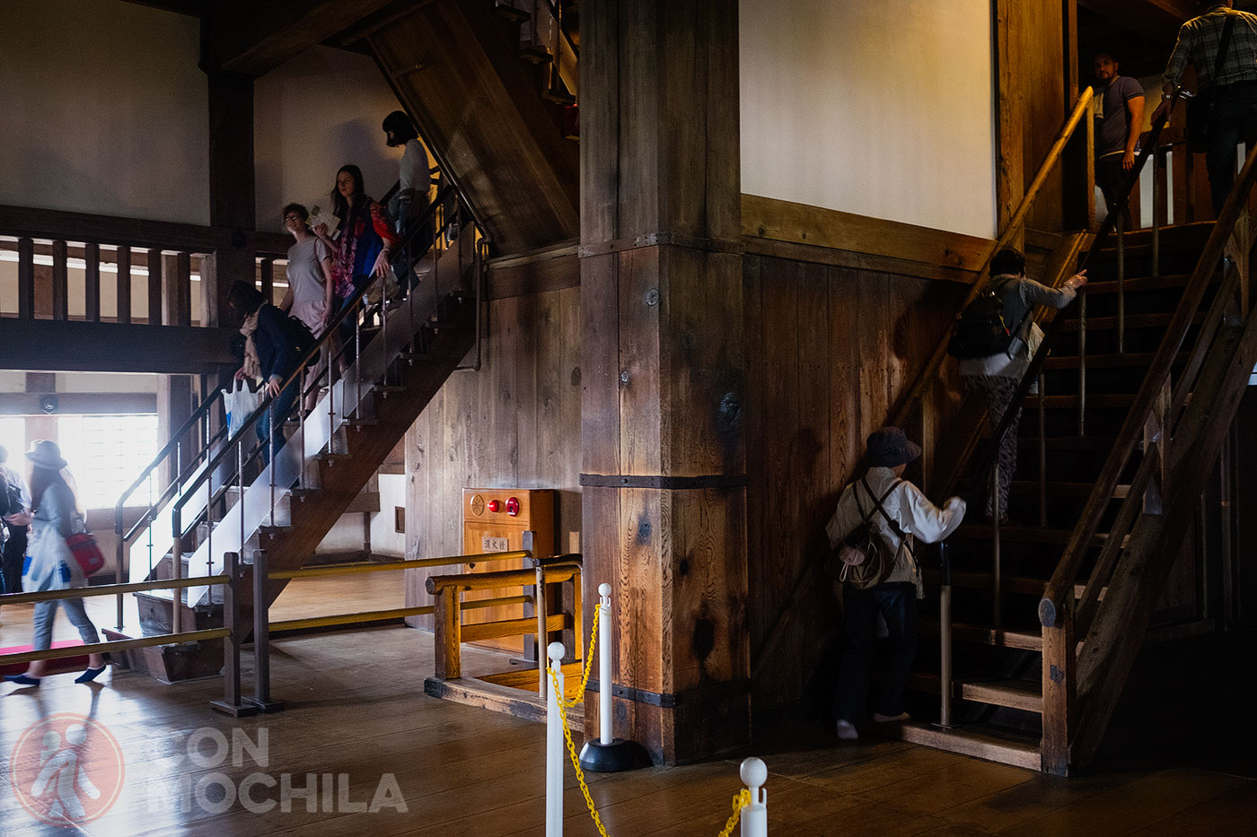 Inside the castle