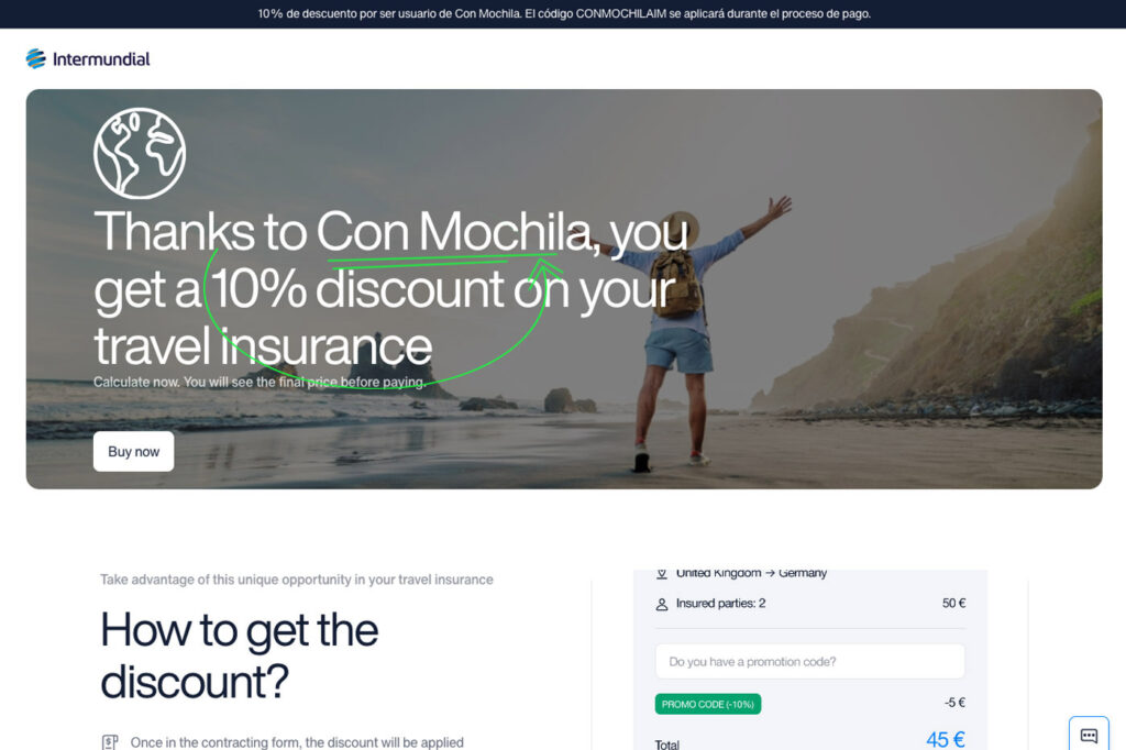Intermundial Insurance Discount