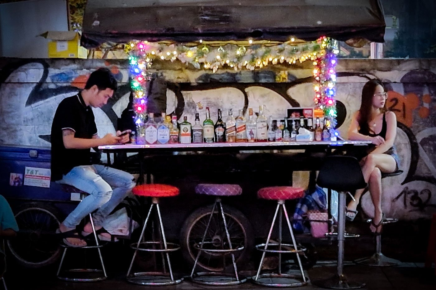 A bar behind Soi Cowboy