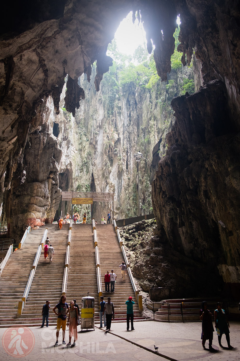 Inside the great cave