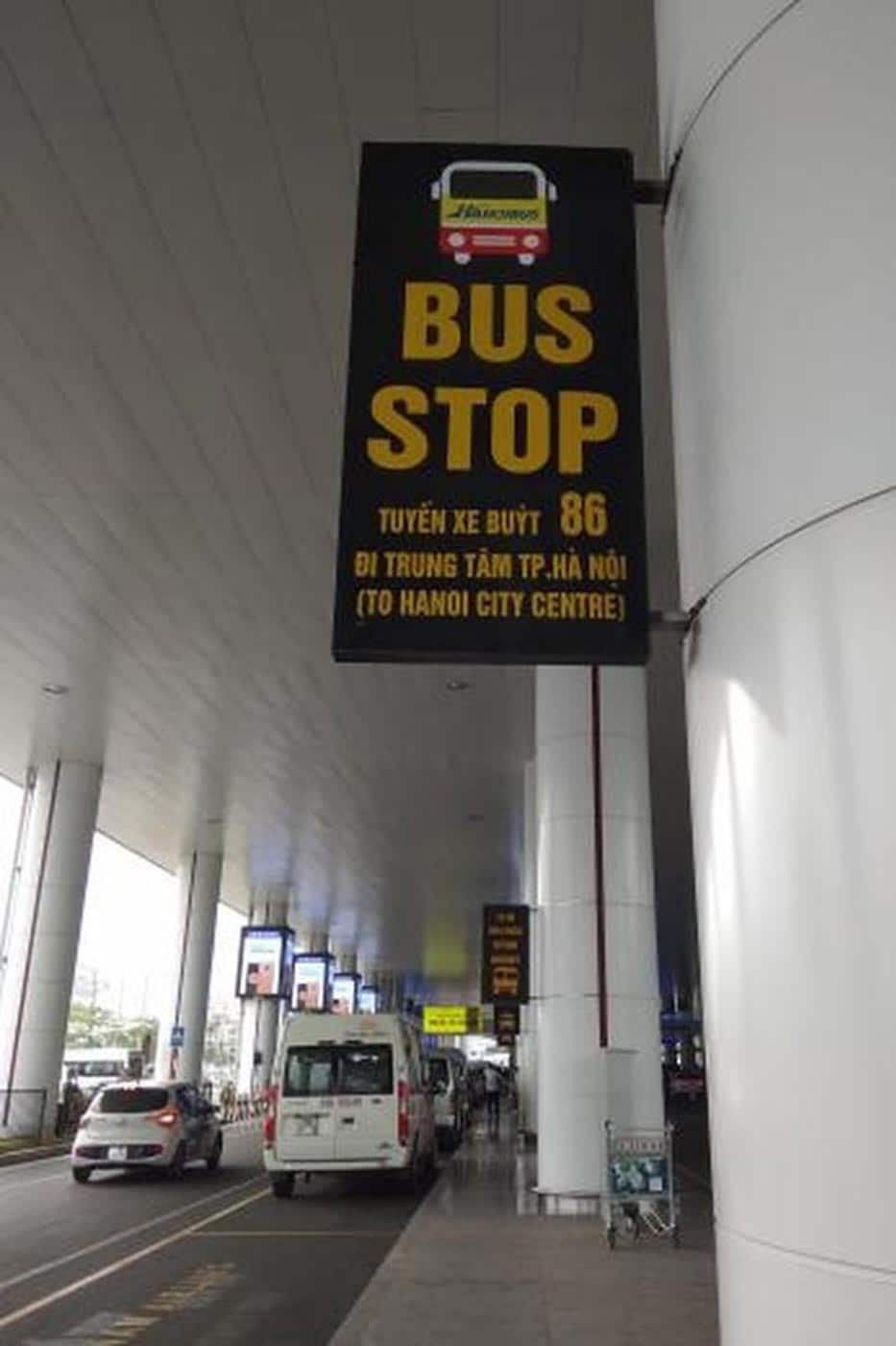 Look for this sign at the airport (thanks, Jessica, for the photo!)