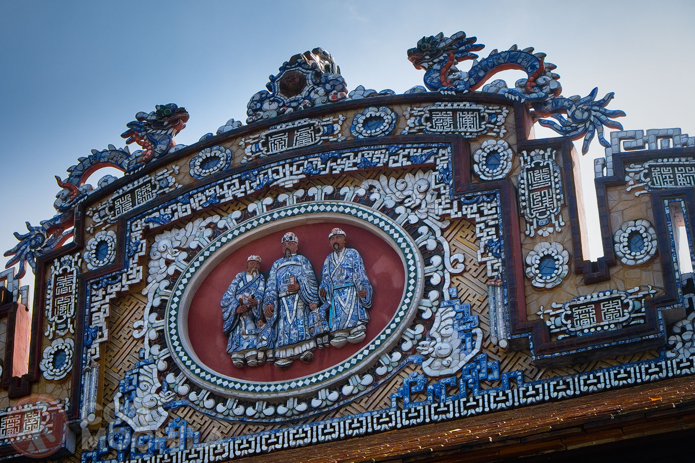 Detail of the ornamentation