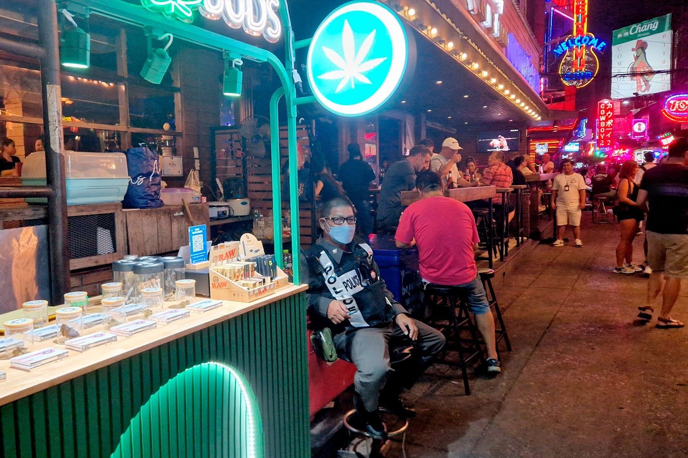 Marijuana has become the other big regular in red-light districts.