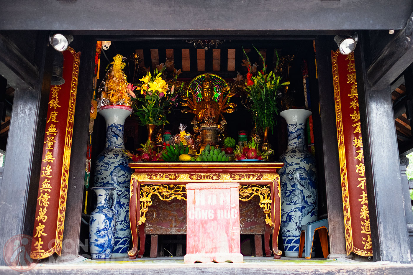 Temple interior