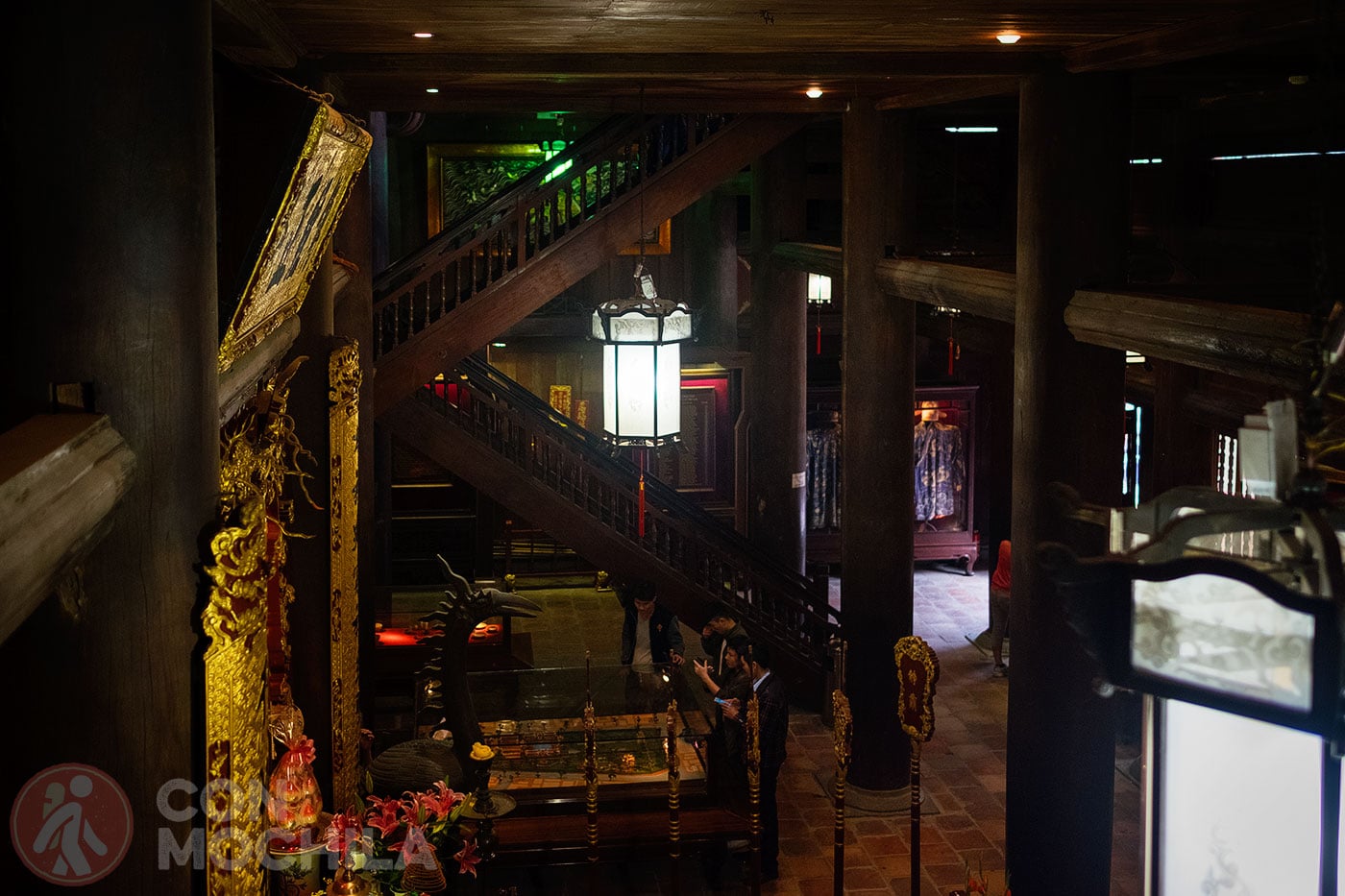 View of the ground floor from the stairs