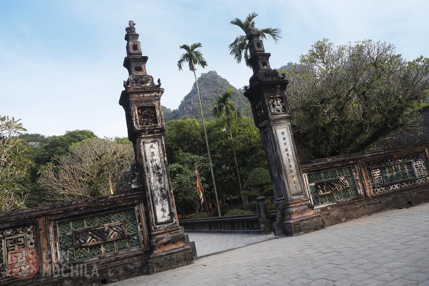 Entrance to the temple