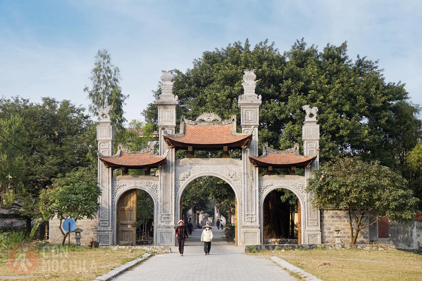 Entrance to the residential area