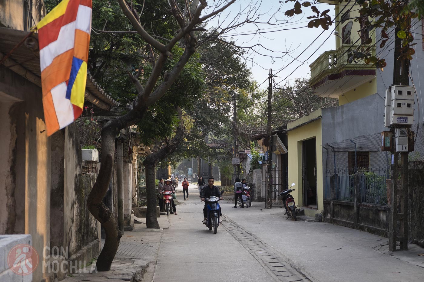 The main street