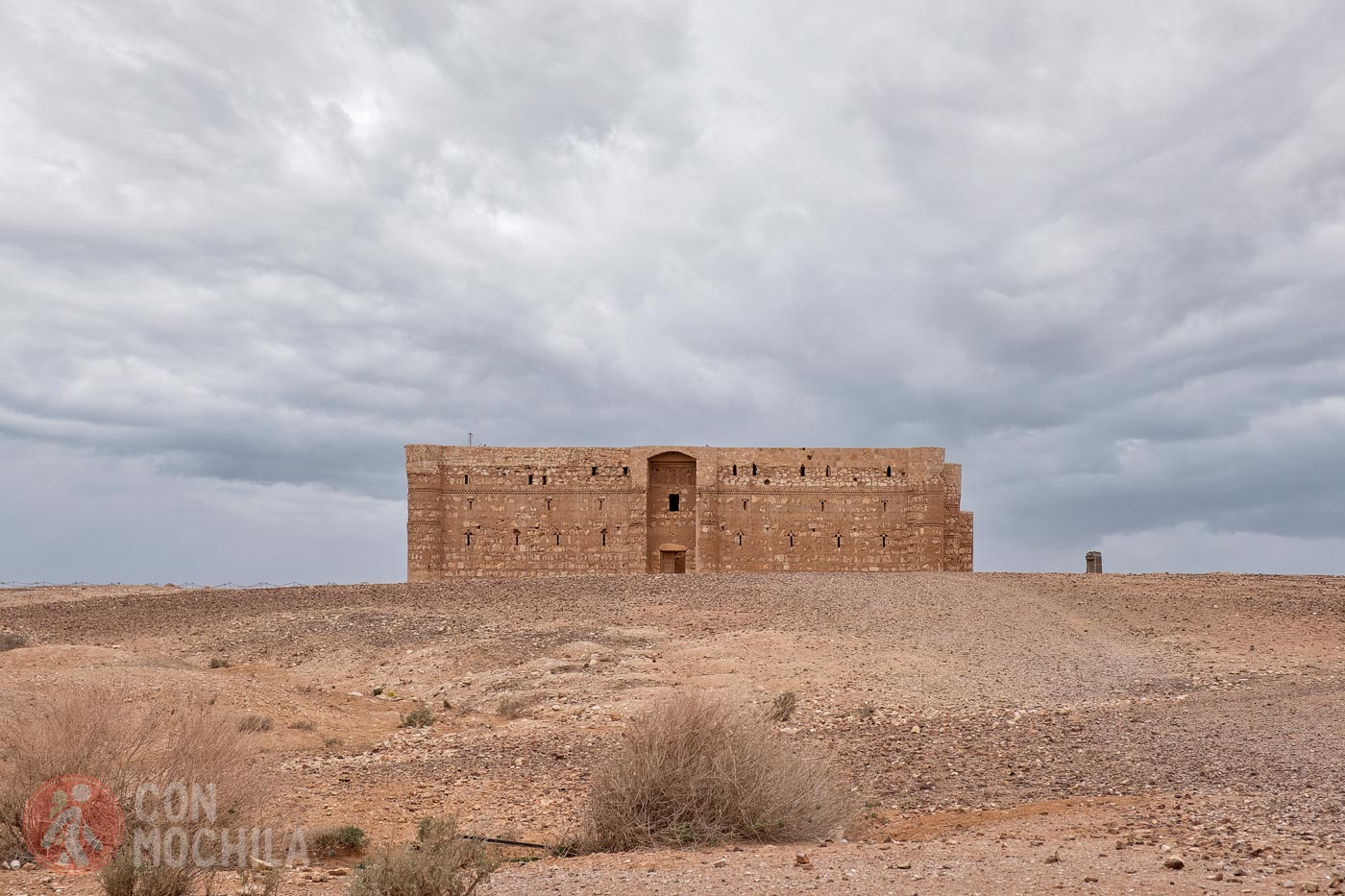 The imposing structure of al-Kharana castle