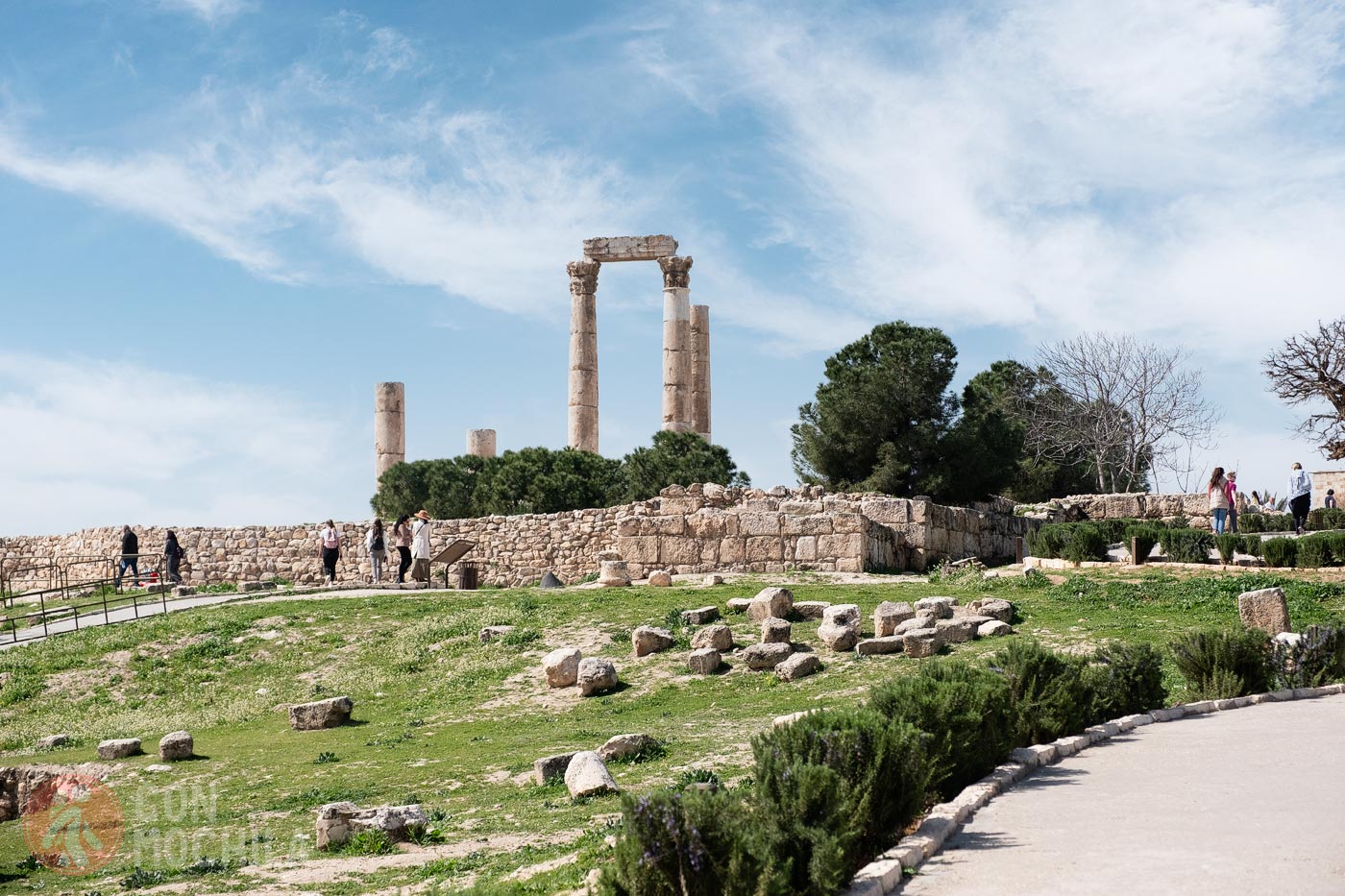 Arriving at the Temple of Hercules