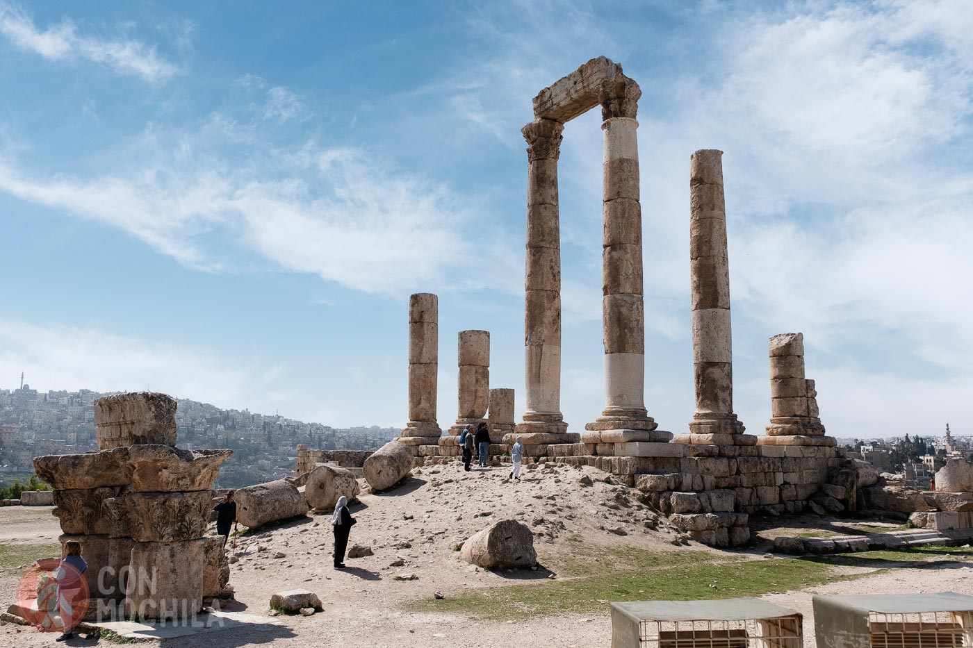 The imposing temple