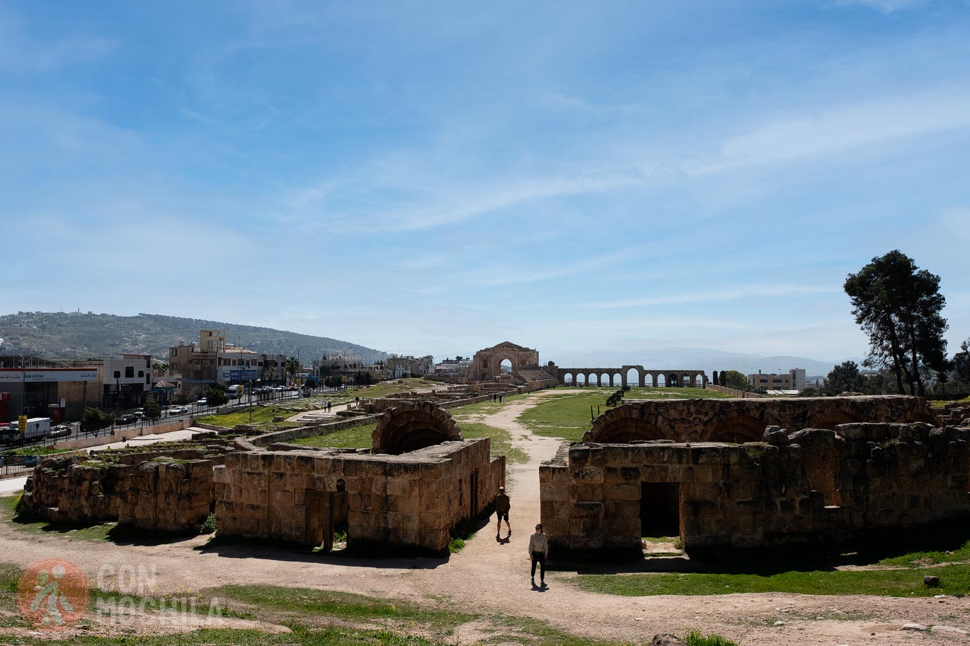 General view of the end of the hippodrome, where you can see its size