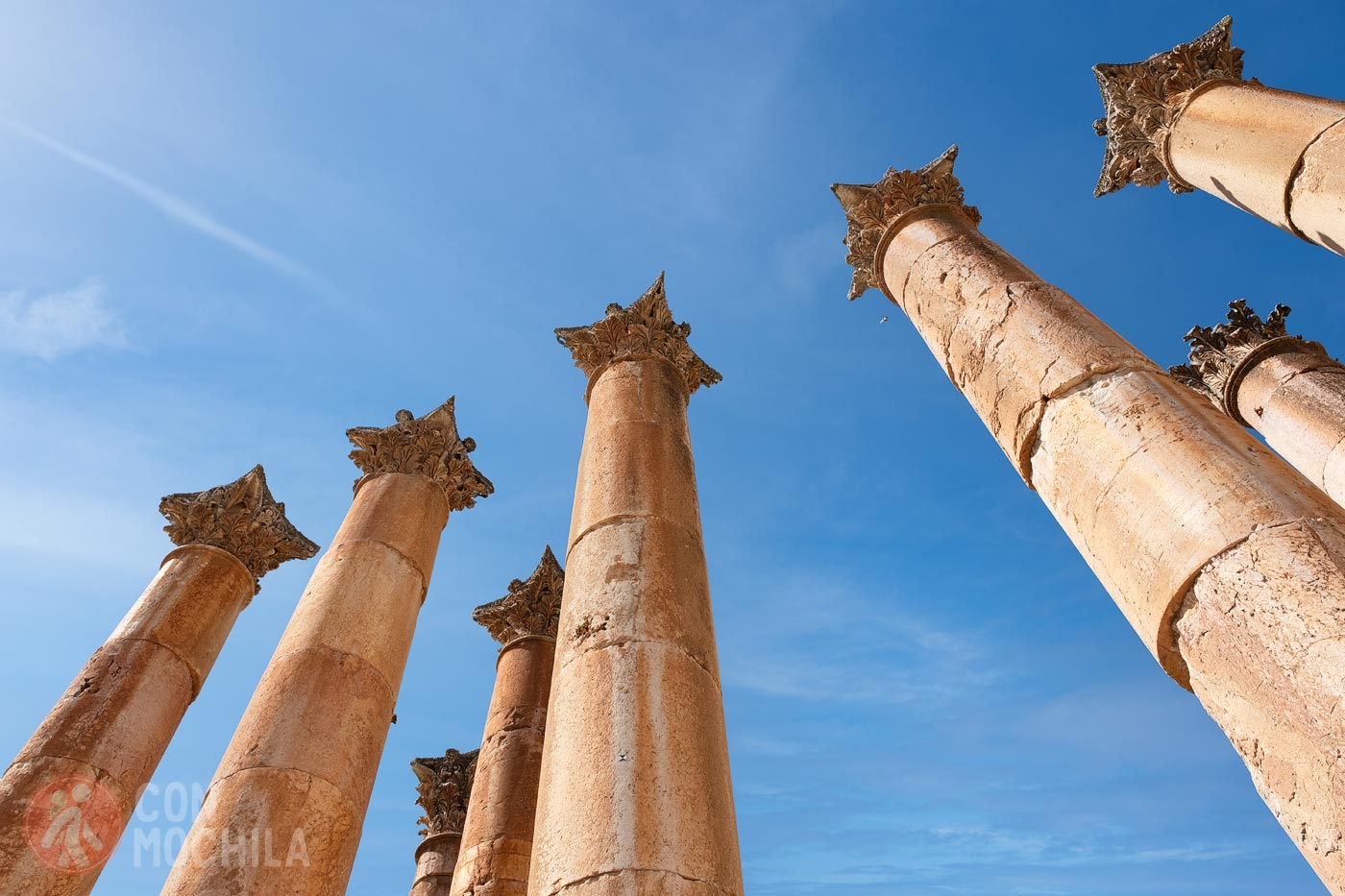 The imposing columns of the Temple of Artemis
