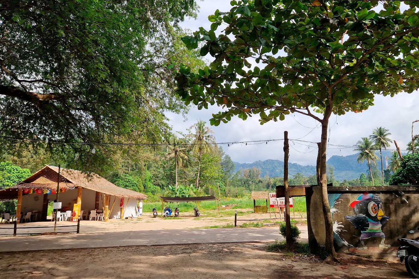 There is abundant greenery in Khao Lak